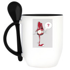 Кружка с ложкой