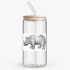 Банка с бамбуковой крышкой