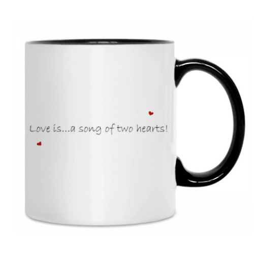 Кружка с принтом Музыка сердца