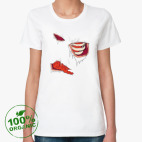 Женская футболка органик