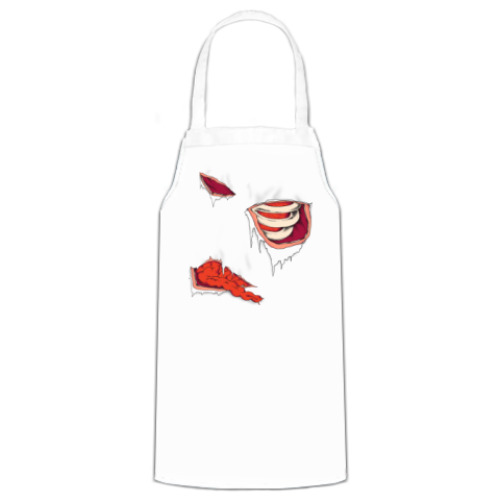 Фартук с принтом Зомби внутренности