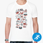 Мужская спортивная футболка