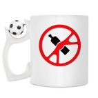 Кружка с футбольным мячиком