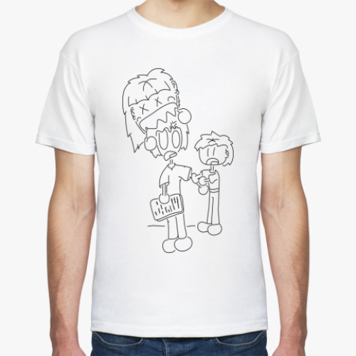 Футболка с принтом 'Bite my Brain'