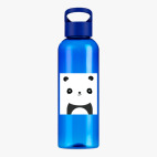 Прозрачная спортивная бутылка