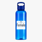 Прозрачная спортивная бутылка