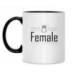 Кружка двухцветная