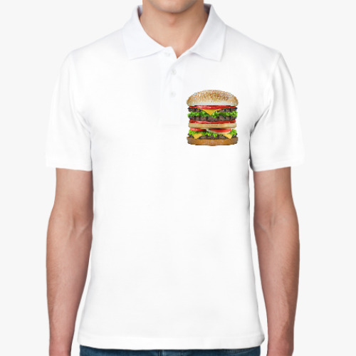 Рубашка поло Вкусняшка гамбургер