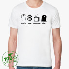 Мужская футболка органик