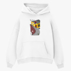 Толстовка худи оверсайз