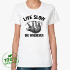 Женская футболка органик