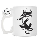 Кружка с футбольным мячиком