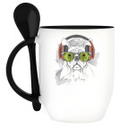 Кружка с ложкой