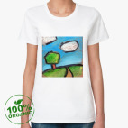 Женская футболка органик