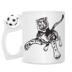 Кружка с футбольным мячиком