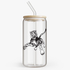 Банка с бамбуковой крышкой