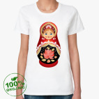 Женская футболка органик