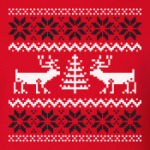 Орнамент с оленями