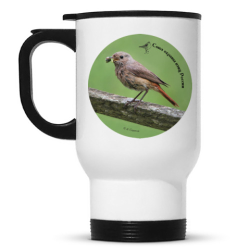 Кружка-термос с принтом Горихвостка