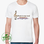 Мужская футболка органик