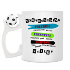 Кружка с футбольным мячиком