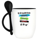 Кружка с ложкой