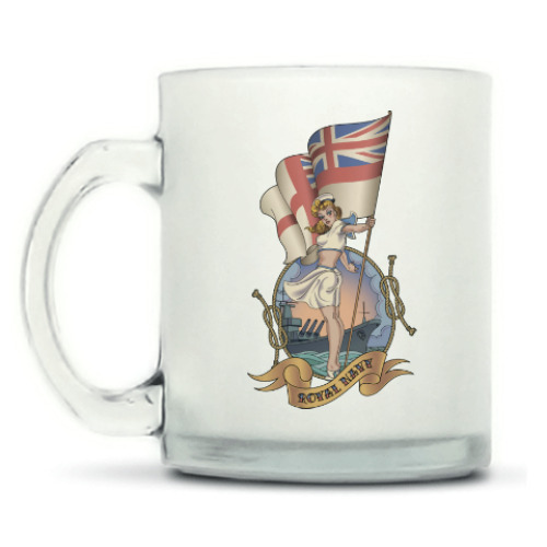 Кружка матовая Royal Navy