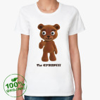 Женская футболка органик