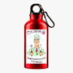 Металлическая бутылка 400 мл UV-DTF