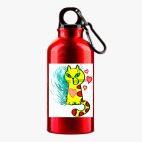 Металлическая бутылка 400 мл UV-DTF