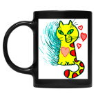 Кружка цветная UV-DTF