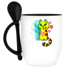 Кружка с ложкой