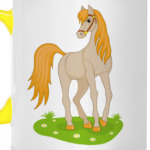 beautiful cartoon horse