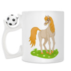 Кружка с футбольным мячиком