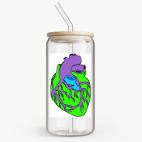 Банка с бамбуковой крышкой