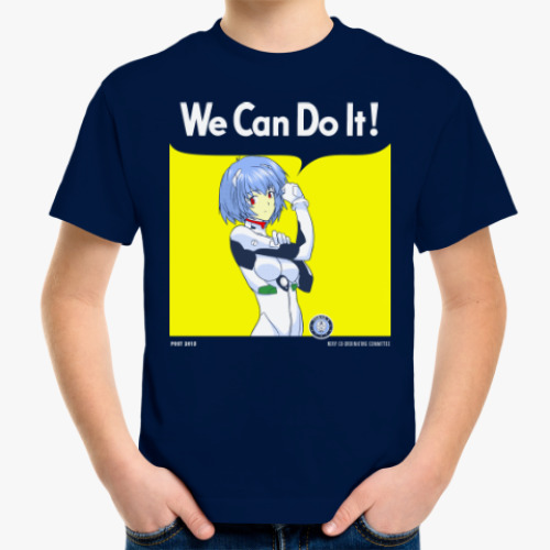 Детская футболка с принтом Neon Genesis Evangelion