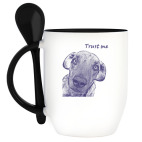 Кружка с ложкой