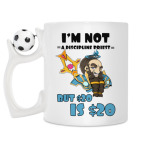 Кружка с футбольным мячиком