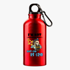 Металлическая бутылка 400 мл UV-DTF