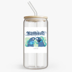 Банка с бамбуковой крышкой