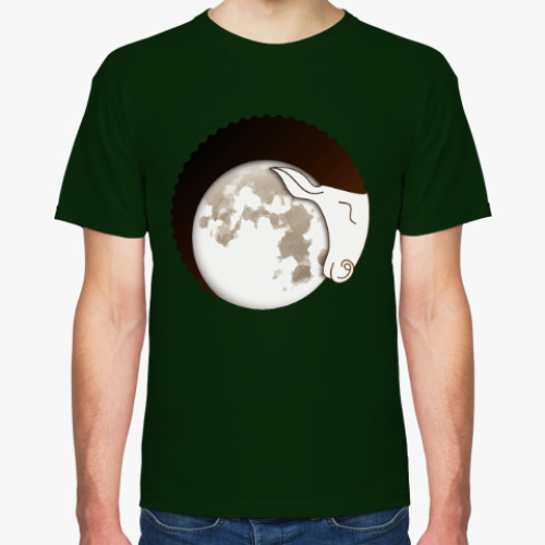 Футболка с принтом Лунный Баран