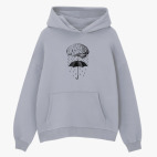 Толстовка худи оверсайз