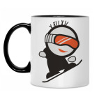 Кружка двухцветная