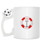 Кружка с футбольным мячиком