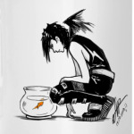 Парень и рыбка