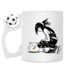 Кружка с футбольным мячиком