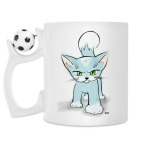 Кружка с футбольным мячиком