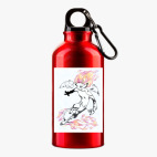 Металлическая бутылка 400 мл UV-DTF