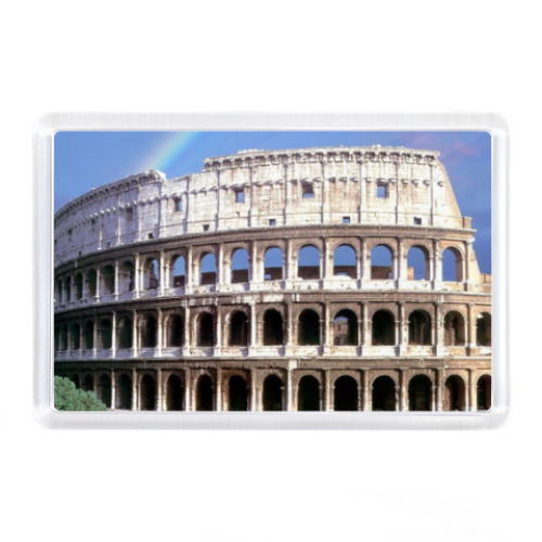 Магнит с принтом Рим,  Колизей
