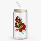 Банка с бамбуковой крышкой